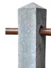Product image 2 of the product “Pale for fence, in one hole - alignment 180 ° , in the sizes from 50 to 100cm, basanite ”